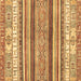 Square Abstract Brown Modern Rug, abs2377brn