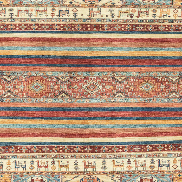 Machine Washable Abstract Brown Sugar Brown Rug, wshabs2377