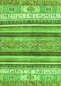 Abstract Green Modern Rug, abs2377grn