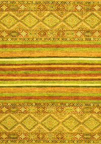 Abstract Yellow Modern Rug, abs2378yw