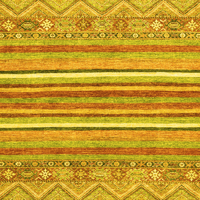 Abstract Yellow Modern Rug, abs2378yw