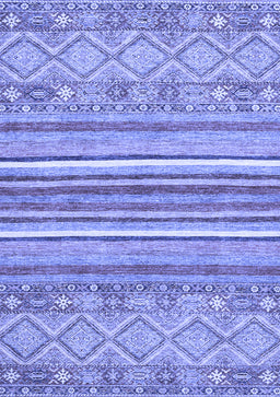 Abstract Blue Modern Rug, abs2378blu