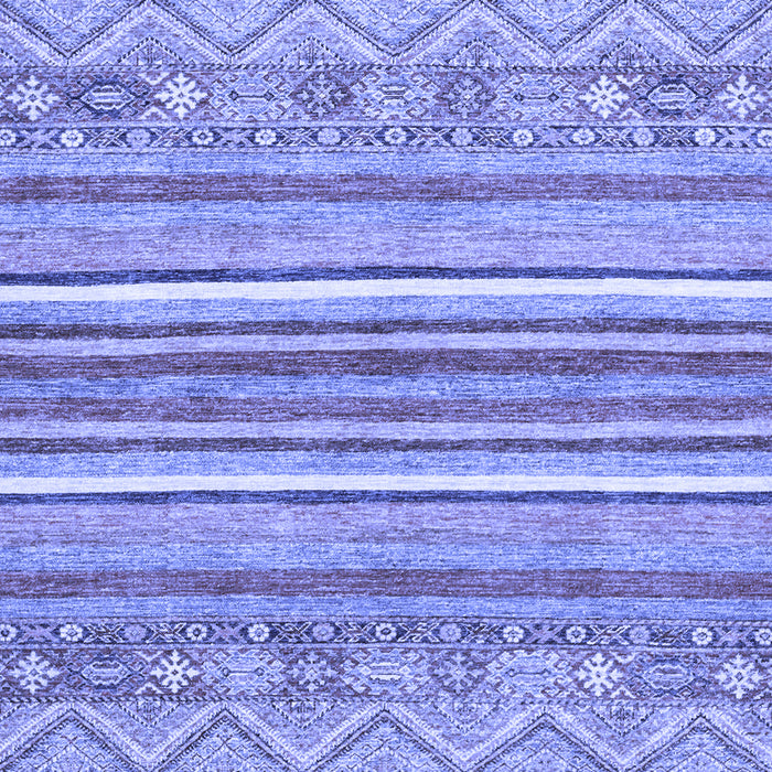 Abstract Blue Modern Rug, abs2378blu