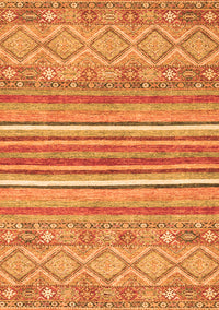 Abstract Orange Modern Rug, abs2378org