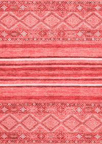 Abstract Red Modern Rug, abs2378red