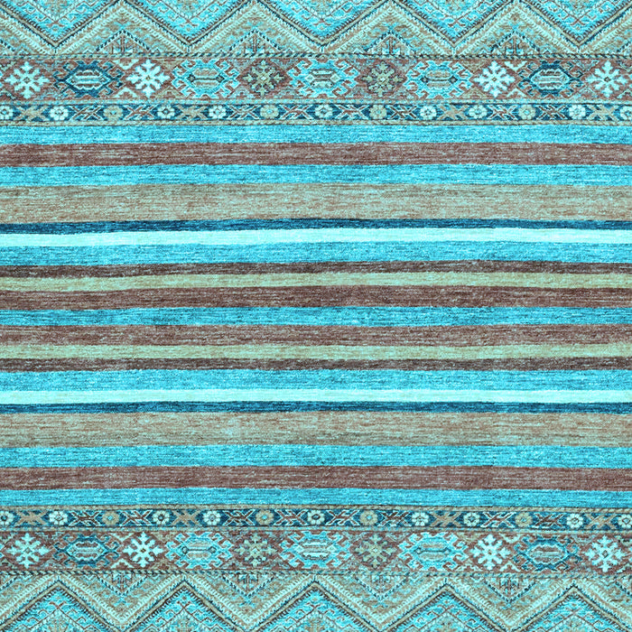 Abstract Light Blue Modern Rug, abs2378lblu