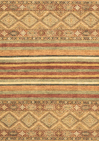 Abstract Brown Modern Rug, abs2378brn