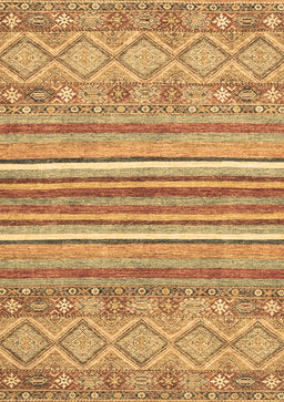 Abstract Brown Modern Rug, abs2378brn