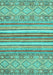 Abstract Turquoise Modern Rug, abs2378turq