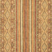 Square Abstract Brown Modern Rug, abs2378brn