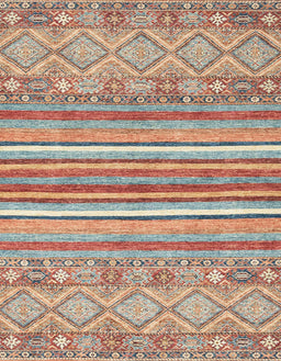 Abstract Tan Brown Modern Rug, abs2378