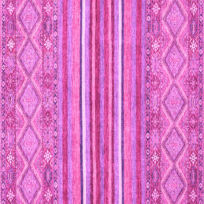 Square Abstract Pink Modern Rug, abs2378pnk