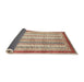 Sideview of Abstract Chestnut Red Modern Rug, abs2379