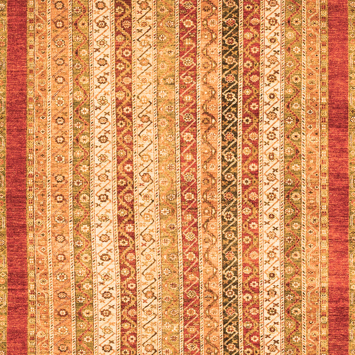 Machine Washable Abstract Orange Modern Area Rugs, wshabs2379org