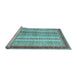 Sideview of Machine Washable Abstract Light Blue Modern Rug, wshabs2379lblu