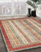 Abstract Chestnut Red Modern Rug in Family Room, abs2379