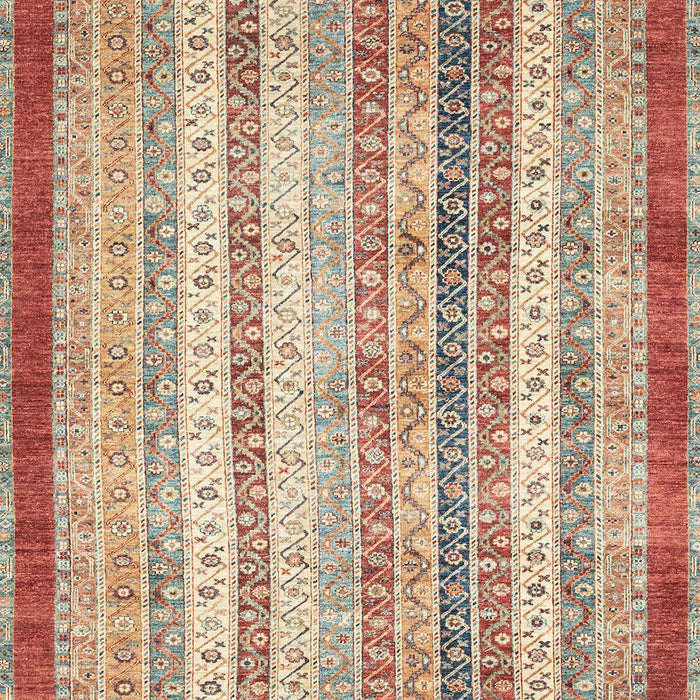 Machine Washable Abstract Chestnut Red Rug, wshabs2379