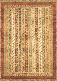 Abstract Brown Modern Rug, abs2379brn