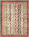 Abstract Chestnut Red Modern Rug, abs2379