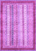 Machine Washable Abstract Purple Modern Area Rugs, wshabs2379pur