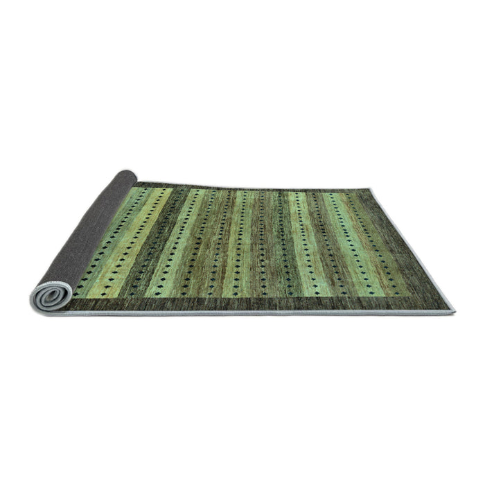 Sideview of Abstract Light Blue Modern Rug, abs237lblu