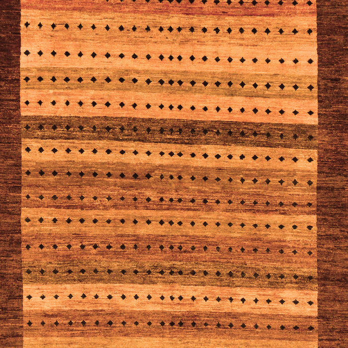 Machine Washable Abstract Orange Modern Area Rugs, wshabs237org