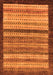 Abstract Orange Modern Rug, abs237org