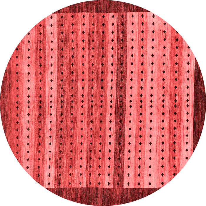 Machine Washable Abstract Red Modern Rug, wshabs237red