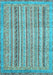 Abstract Light Blue Modern Rug, abs2380lblu