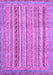 Machine Washable Abstract Purple Modern Area Rugs, wshabs2380pur