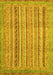 Abstract Yellow Modern Rug, abs2380yw