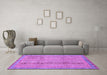 Machine Washable Abstract Purple Modern Area Rugs in a Living Room, wshabs2380pur