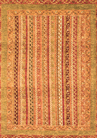 Abstract Orange Modern Rug, abs2380org