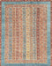 Abstract Rust Pink Modern Rug, abs2381