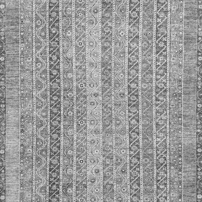 Machine Washable Abstract Gray Modern Rug, wshabs2381gry