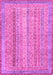 Abstract Pink Modern Rug, abs2381pnk