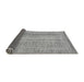 Sideview of Abstract Gray Modern Rug, abs2381gry