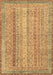 Abstract Brown Modern Rug, abs2381brn