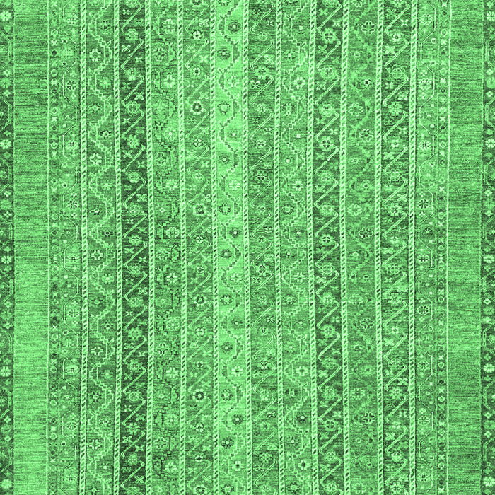Machine Washable Abstract Emerald Green Modern Area Rugs, wshabs2381emgrn