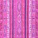 Square Abstract Pink Modern Rug, abs2382pnk