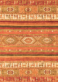 Abstract Orange Modern Rug, abs2382org