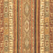 Square Abstract Brown Modern Rug, abs2382brn