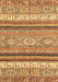 Abstract Brown Modern Rug, abs2382brn