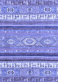 Abstract Blue Modern Rug, abs2382blu