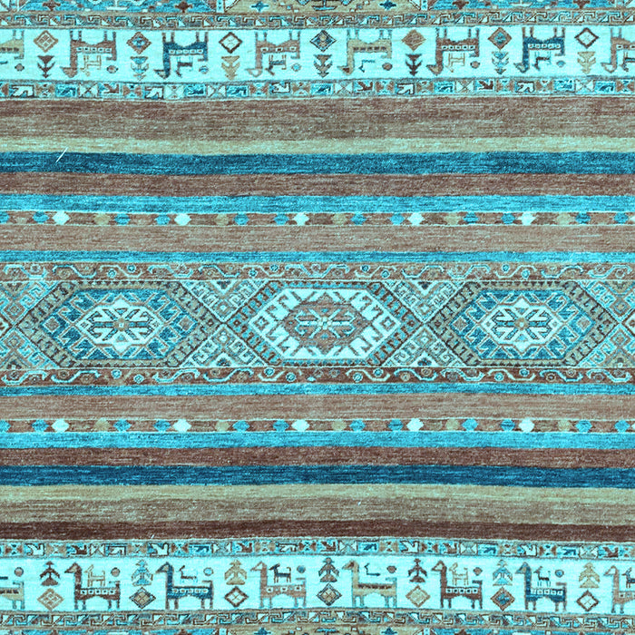 Machine Washable Abstract Light Blue Modern Rug, wshabs2382lblu