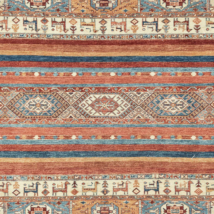 Machine Washable Abstract Chestnut Red Rug, wshabs2382