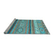 Sideview of Machine Washable Abstract Light Blue Modern Rug, wshabs2382lblu