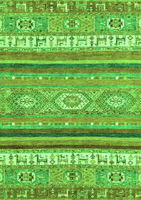 Abstract Green Modern Rug, abs2382grn