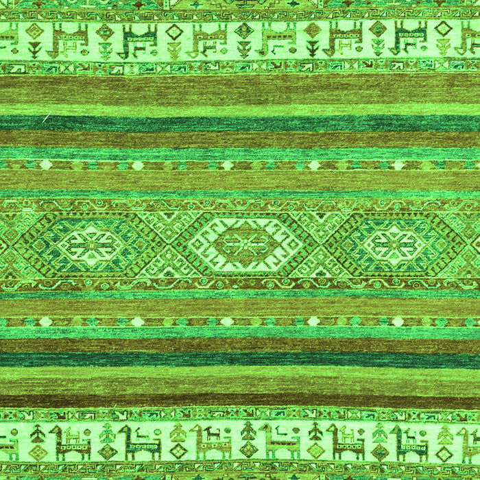 Abstract Green Modern Rug, abs2382grn