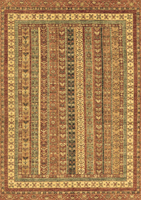 Abstract Brown Modern Rug, abs2383brn